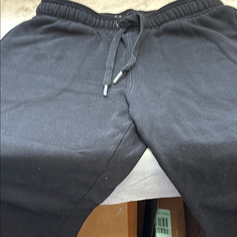 Reebok Black Sweatpants with Elastic Waistband